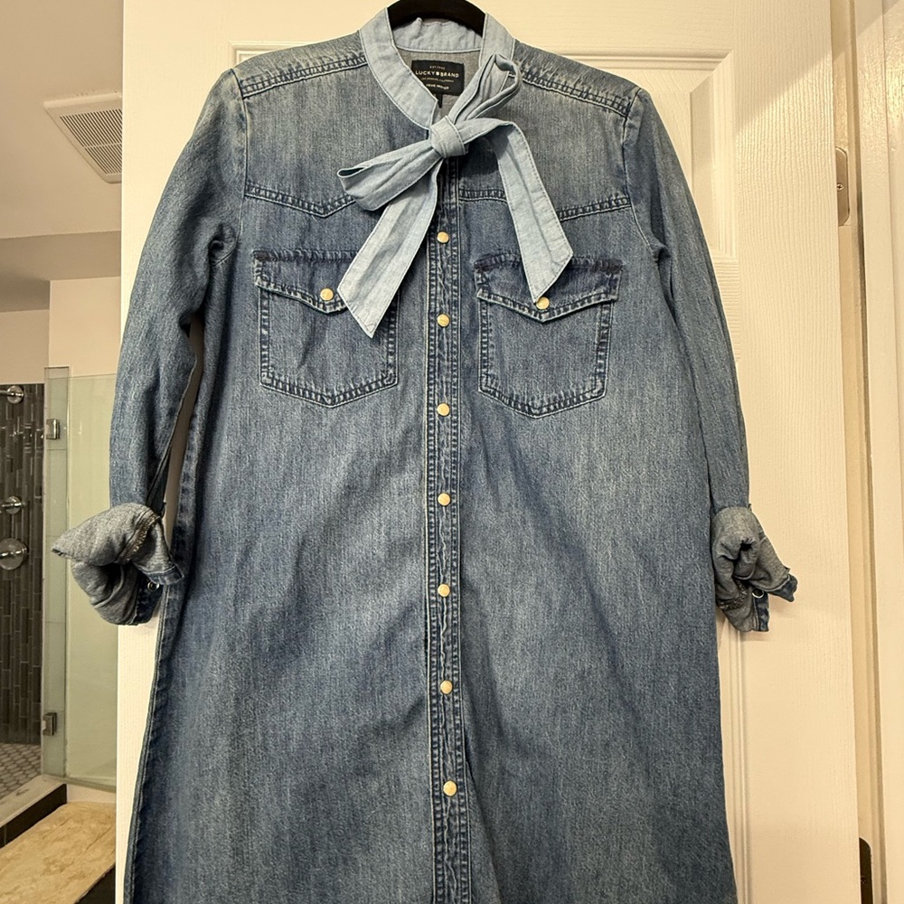 Lucky Brand Blue Denim Dress
